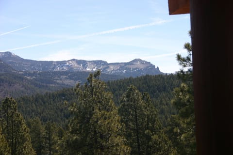 Enjoy the expansive mountain views from house and deck!