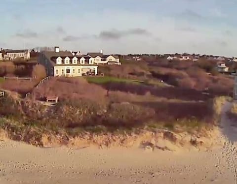 "Seaward" from the beach