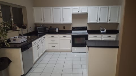 Fully stocked kitchen for entertaining or just enjoying each other.