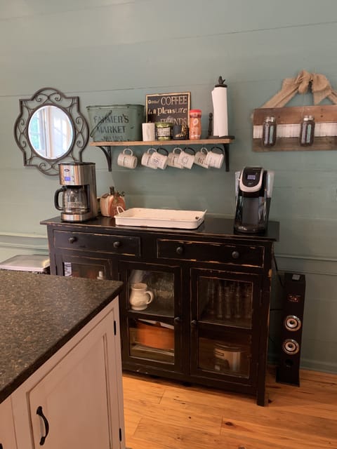 Coffee Station with provided Coffee and Creamer