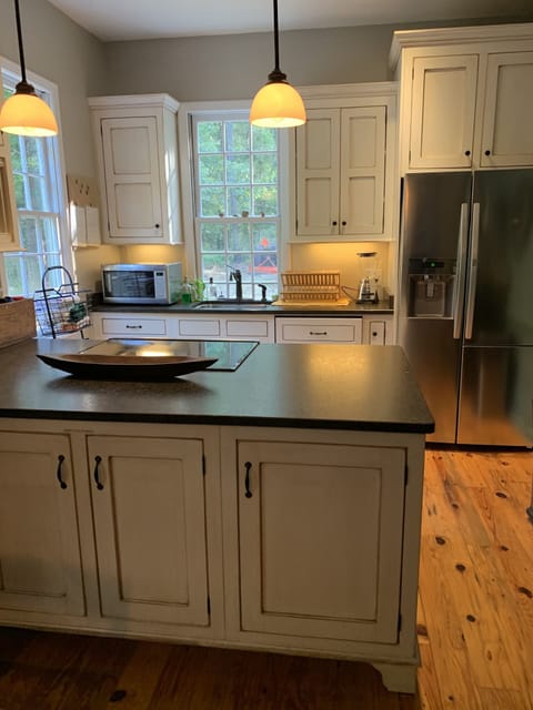 Kitchen with Large Island - Granite Countertops