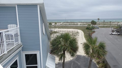 Gulf from our top deck. Close with easy access.
