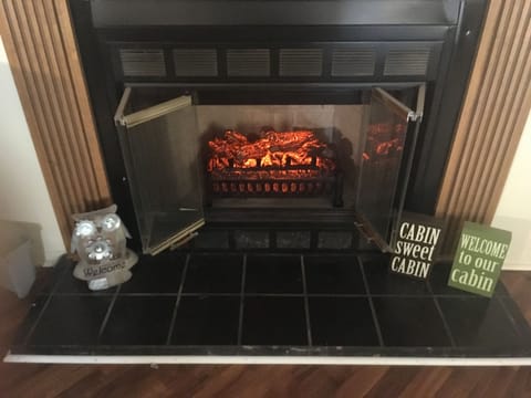 Foe Fireplace with lights and sound for your enjoyment