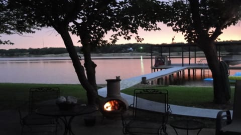 Sit out under our mature, shade trees, and pitch some washers there too.