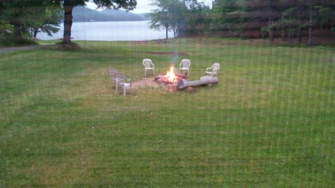 Fire pit, bring on the Smores. 