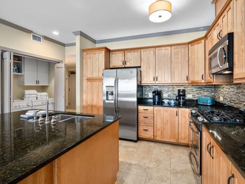 Condo 233 - Kitchen with Laundry