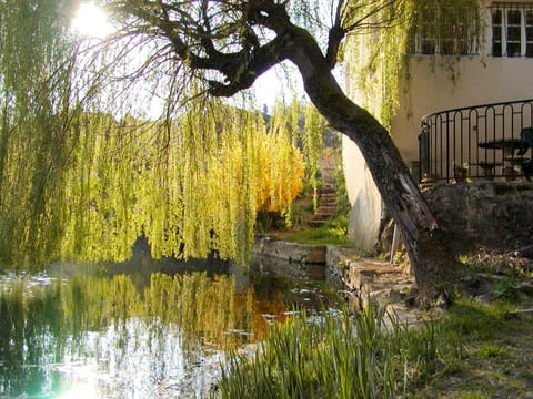 Relax on the patio outside lower en-suite looking upriver...