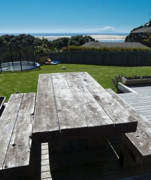 Outdoor dining with amazing views