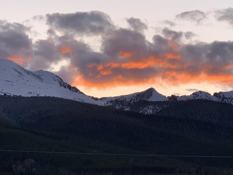 Stunning sunsets are a regular from the house!