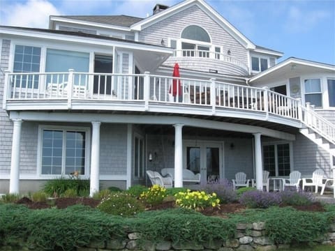 View of house from ocean side.