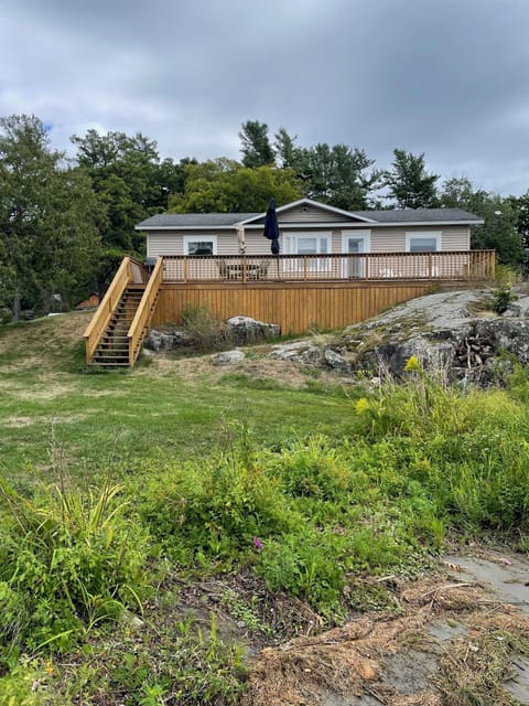 From the dock looking back at the house