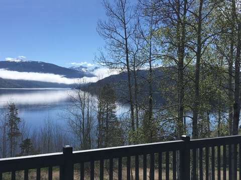 Lovely view from the deck.