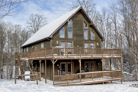 Your cozy home in a winter wonderland.