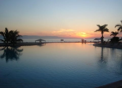 Pool at Sunset