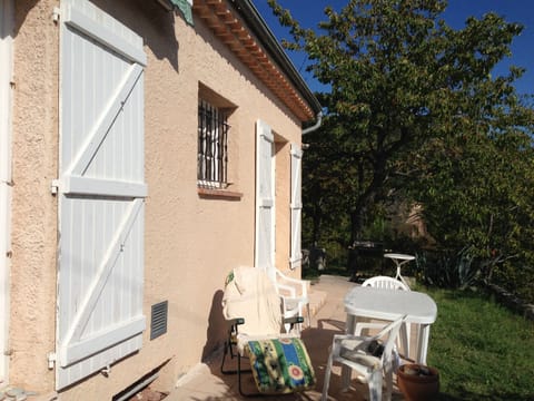 Terrace--living room door on the left (not visible), Master br far side