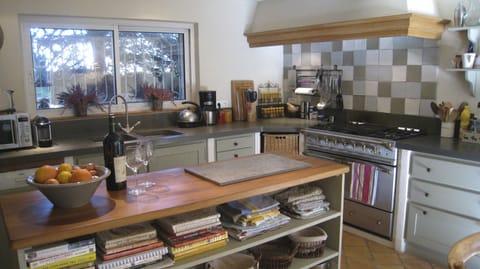 well equipped kitchen 