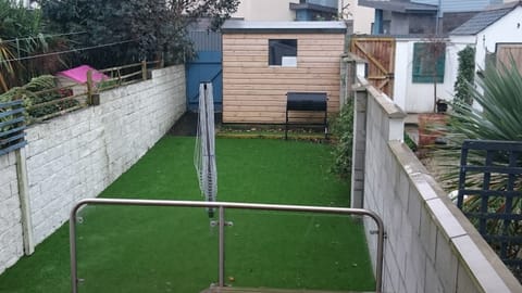 Rear garden, make sure you have your sun cream, it gets very hot!