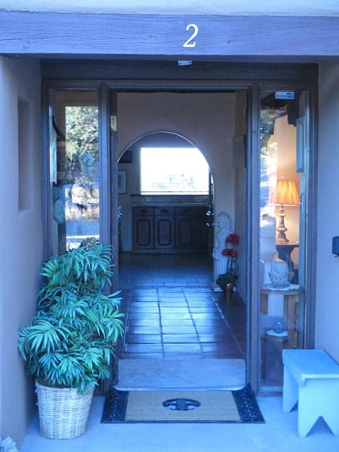 Main entry into Hacienda de Leyba with foyer.  