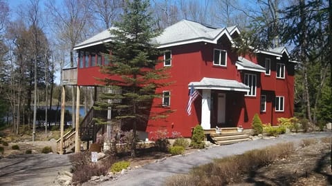 Lake Front View from the Tree Tops in Lake Naomi Community PA