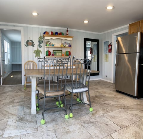 Kitchen with all stainless steel appliance...