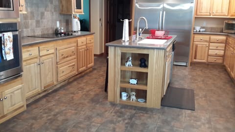 Large refrigerator and freezer