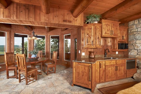 Lower Level Kitchenette and Dining Area