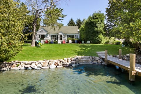Stone steps to river
