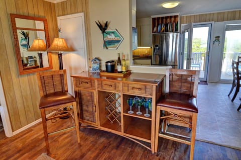 Bar area; Pantry on left