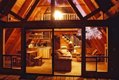 Looking in from deck