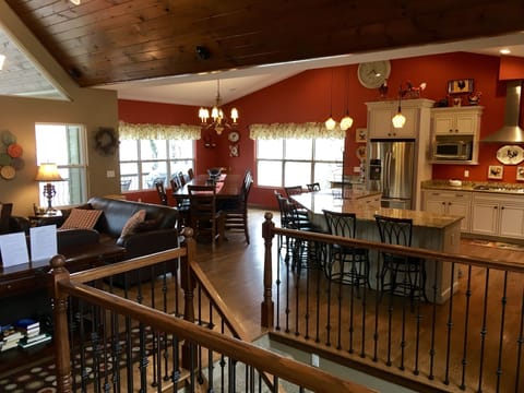 View from front door, main level