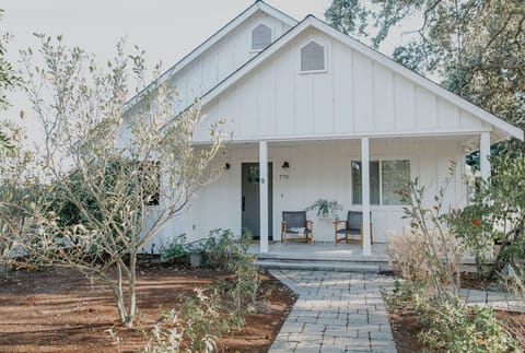 Front of the cottage