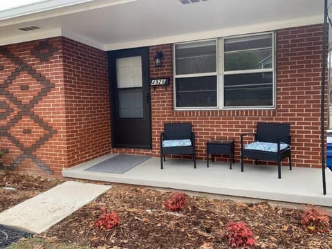 Enter our home through the cute and cozy front door. 