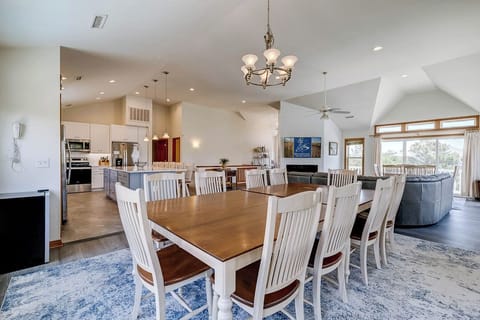 Top-Level Dining Room with Table (seats 12)