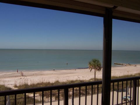 View from the 30  foot long balcony