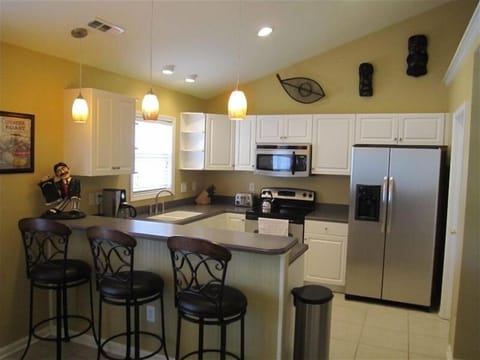 Close up of Kitchen area with All New Stainless Steel Appliances