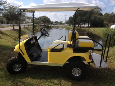 Beautiful new High End Golf Cart for your travels to the Beach!!