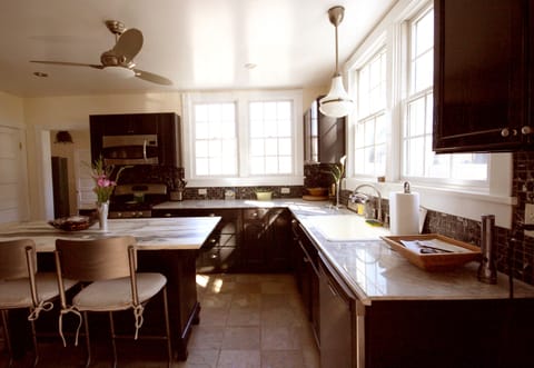 kitchen from the back door