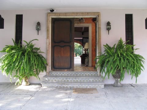Front door to main house