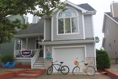 Street view of squan beach house; cruisers included in your stay