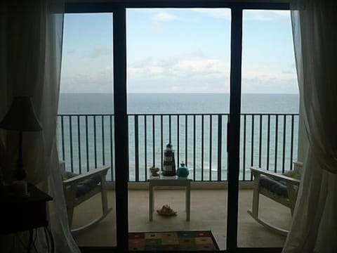 Balcony overlooking the Beach. It doesn't get any better