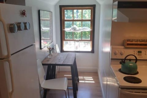 Kitchen table for two.