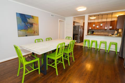 Large dining area by kitchen