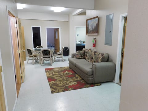 central hallway -Used for overflow dining.  We have extra chairs/tables