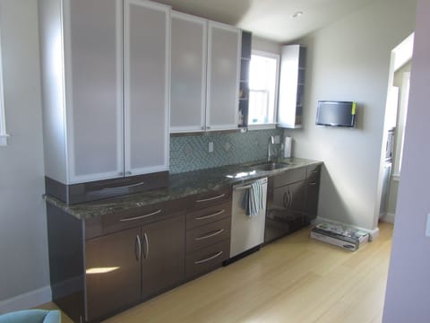 Kitchen.  Every possible kitchen utensil available.