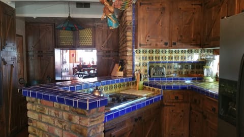 Well appointed kitchen - so fun to cook in!