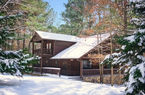 Front circle drive in winter