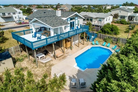 Rear Aerial View of Beach Crush