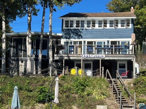 Lake side of house