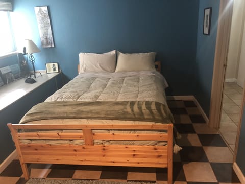 Bedroom (connecting hallway and bathroom is immediately to the right)