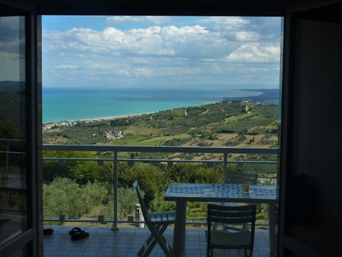 Looking Out the Balcony from the Living Room